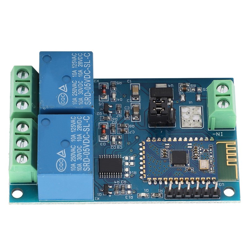 Bluetooth Relay Module 2‑Way for Android Mobile Phone APP Wireless