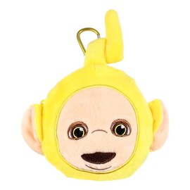 Tees Factory Teletubbies TT-5541827LL Plush Toy with Carabiner Fastener Mascot Lala H 3.9 x W 3.8 x D 2.6 inches (10 x 9.6 x 6.5 cm)