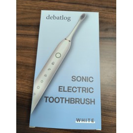 Debatlog Limited Simple Clean Electric Toothbrush – White, 3 Modes, Pressure Sensor, Travel Case