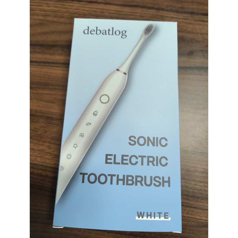 Debatlog Limited Simple Clean Electric Toothbrush – White, 3 Modes,