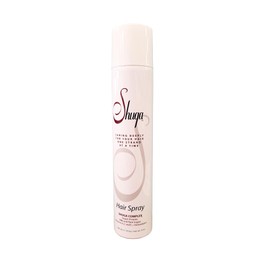 Shuga Hair Spray, Aerosol Firm Workable Hold Hairspray (w/Steel Pin Tail Comb) 55 VOC, Earth Friendly, Water Soluble (9 oz / 300 ml)