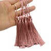 Makhry 100pcs 13cm/5 Inch Silky Floss Bookmark Tassels with 2-Inch