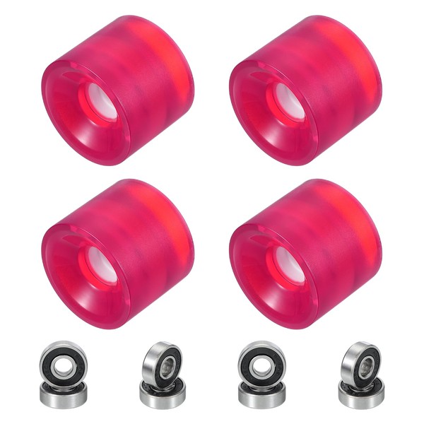 PATIKIL 61mm Skateboard Wheels 1 Set 86A Hardness Street Wheels