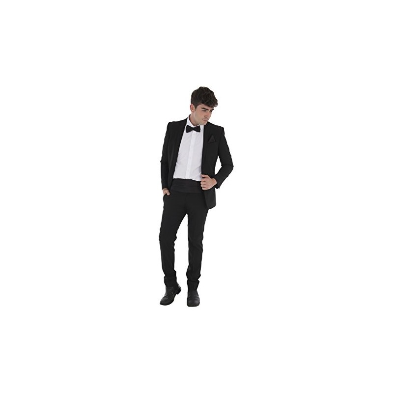 Zac's Alter Ego Men's Matching Bow Tie, Pocket Square &