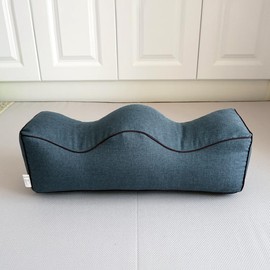 Specially Designed for The Legs, This Leg Cushion Provides just The Right Amount of Support, with Full Filling and a Washable Outer Cover (Dark Blue)