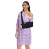 AprBark Women's Post Surgery Hospital Gown C Magnetic Shoulder Closures,