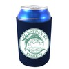 I'd Rather Be Fishing Collapsible Can Coolie (Navy Blue)