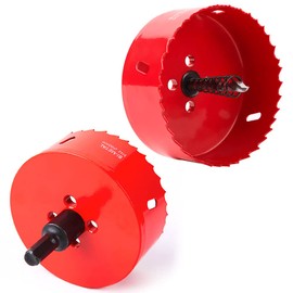 HATOOLHA® Bi-Metal Hole Saw, M42 HSS Drill Hole Saw Cutter Drill Bit Cutting Tool for Wood Iron Sheet Pipe Plastic Hole Opener (150 mm)