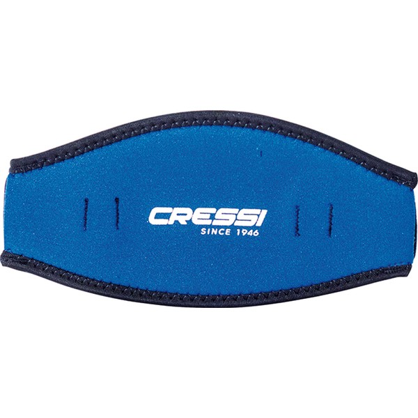 Cressi Neoprene Mask Strap Cover, Blue