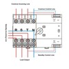 Dual Power Automatic Transfer Switch 4P Fast Switching AC400V 100A