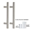 Gobrico Pack of 5 Stainless Steel Furniture Cabinet Pulls Dresser
