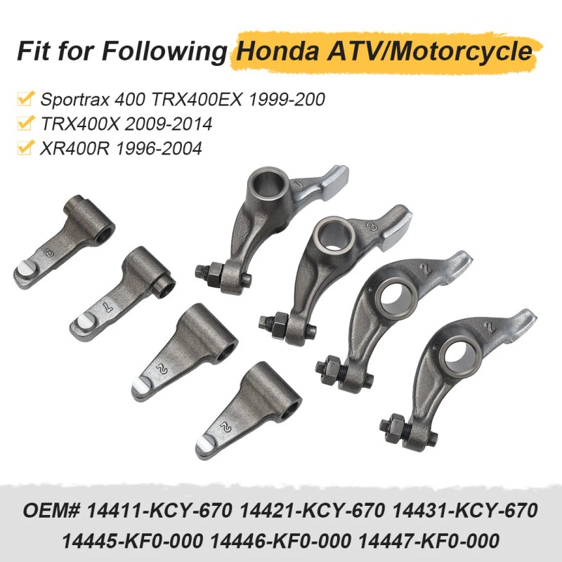 M MATI Rocker Arm Set w/ Shafts for Honda TRX400EX