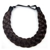 Toecwegr Braided Hair Band, 5 Strands, Hair Scrunchie, Classic Chunky