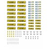 Unbranded S Scale ( 1/64th ) Truck / Trailer Decals.