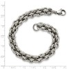 Solid Stainless Steel Unique Link Bracelet - with Secure Lobster