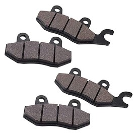 Sollon Brake Pads Front and Rear for Kawasaki EX250 Ninja 250R 2008-2012 EX300 EX 300 Ninja 300 2013-2016/ Kawasaki KVF750 Brute Force/ 650 KL650 Klr650 2008-2016