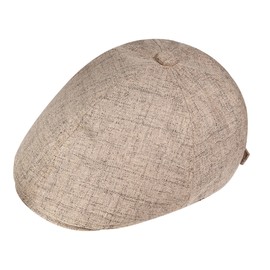 PivotWing Flat Cap for Men Lightweight Imitation Linen Mens Hat Breathable Comfortable Touch Newsboy Hat for Men Women Daily Classic Casual Newsboy Caps Soft Adjustable Outdoor Cap, Khaki 7