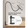 Stouchi Gooseneck Kindle Holder with Remote Page Turner for Bed