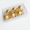 EleCharm Gorgeous Gold Shower Curtain Hooks Rings, Set of 12