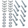 Meuey Lyot 1/4"-20-2" Screw Bolts and Wing Nut Kit Wing