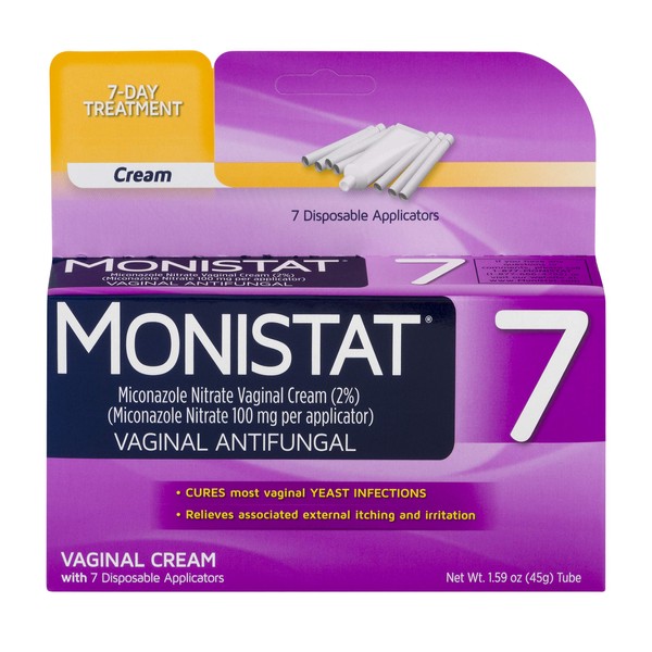 Monistat 7-Day Yeast Infection Treatment | Cream with Disposable Applicators
