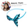 Minkissy 6pcs Sequin Mermaid Headband Fairy Costume Boys and Girls