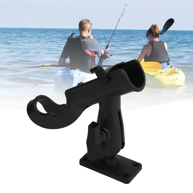 Fishing Rod Holder 360 Degree Adjustable Rotatable Kayak Side Fishing