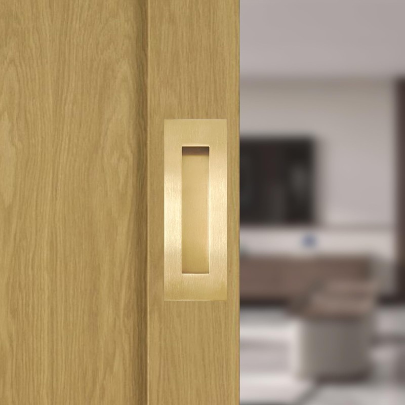 Hadnles Recessed Finger Flush Pulls - Fit Wardrobe, Pocket, Sliding