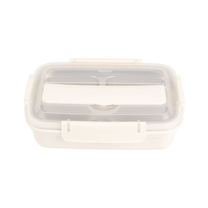 Lunch Box 4 Compartments Design 304 Stainless Steel Matching Tableware