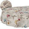 Fabric Tablecloth Washable Table Linen Tablecloth Cotton Polyester Butterflies Oval