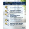 Pembrook Bamboo Viscose Light Compression Socks - 3 Pairs |