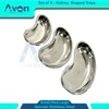 Set of 3 - Kidney Trays Small, Medium, Large -