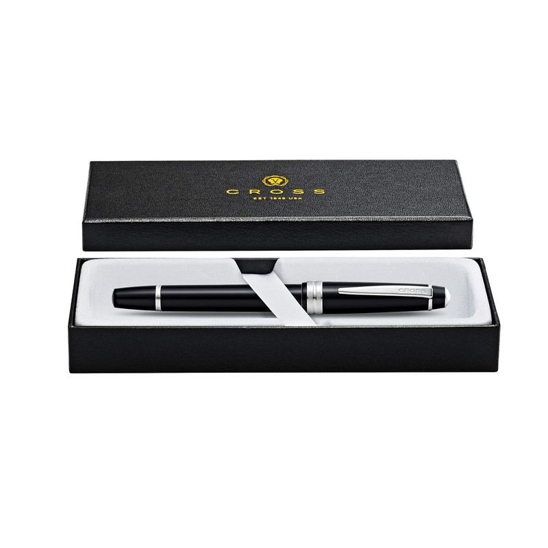 Cross Bailey Light Polished Black Resin Fountain Pen INCL. Premium