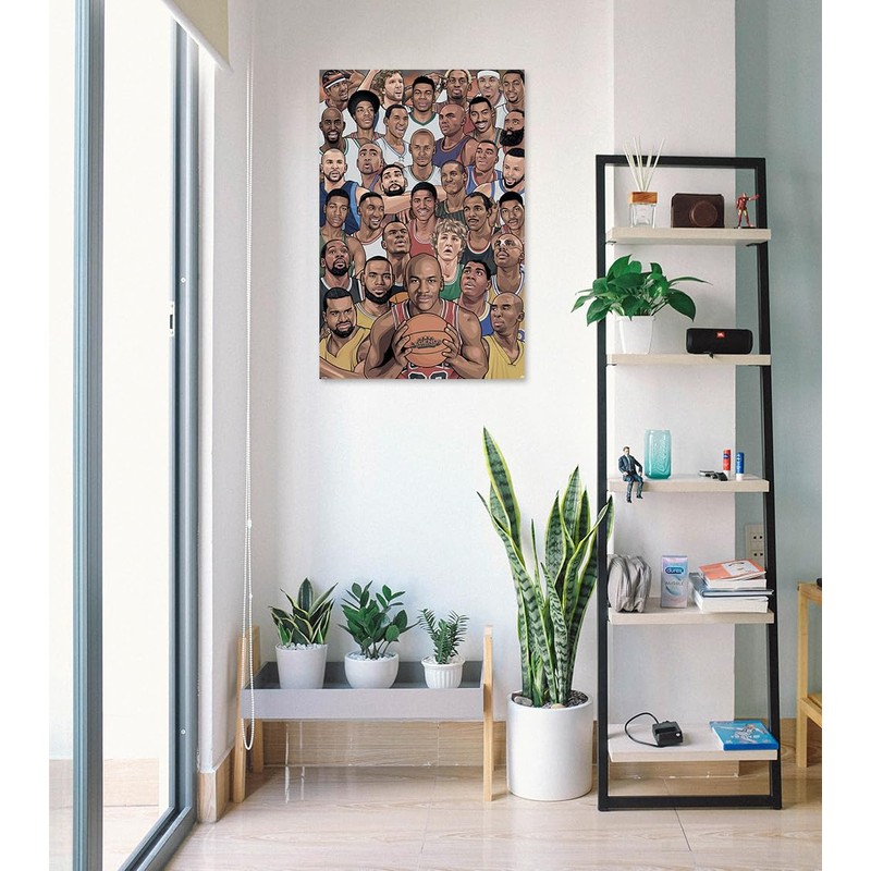 Basketball Legends - Sport Poster (Famous Basketball Stars/Players) (Size: 24"