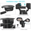 Koroao Sun Rain Shade Camera Cover Compatible with R-ing Floodlight