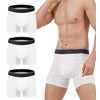 AIRCUTE Washable Absorbency Urinary Incontinence Underwear for Men Boxer Briefs