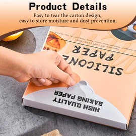 Parchment Paper Sheets 200Pcs,9 * 13 Non-Stick Baking Paper,Precut Parchment Paper for Baking, Cooking, Grilling, Frying and Steaming, Fit for Quarter Sheet Pans