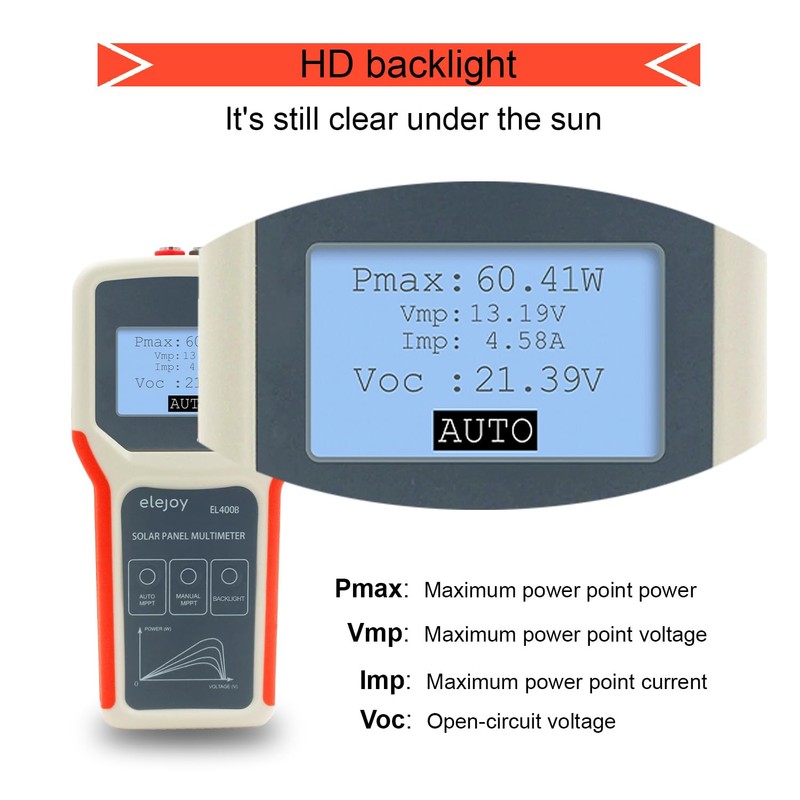 SolaMr 400 W Solar Panel Intelligent Tester Auto/Manual MPPT Photovoltaic