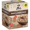 Quakers Instant Oatmeal, Maple Brown Sugar Flavor, 1.51 oz Packets,
