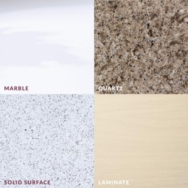 HOPE'S Perfect Countertop Cleaner and Polish 22-Ounce, Streak-Free Multi-Surface Cleaning Spray, Safe on Stone, Laminate, CORIAN, Granite, Quartz, Marble, Pack of 12