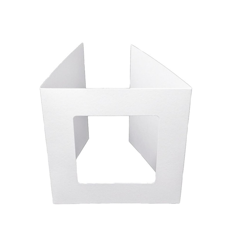 Stitchtastic Square aperture square cards - White (Pack of 5)