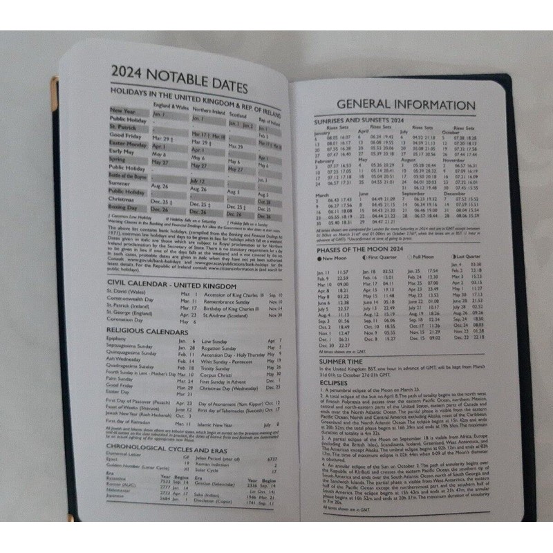 2025 Slim Line Week to View Padded Diary Metal Corner