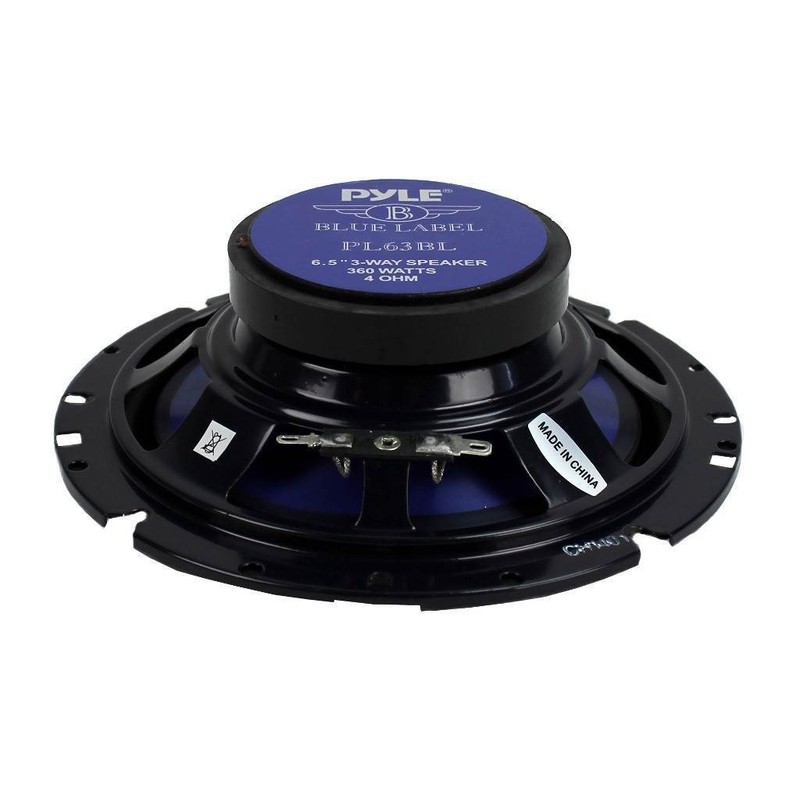 Pyle PL63BL 6.5" 720 Watt 3-Way Car Audio Coaxial Speakers