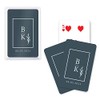 WEDDINGSTAR Unique Custom Playing Card Wedding Favors - Stacked Monogram