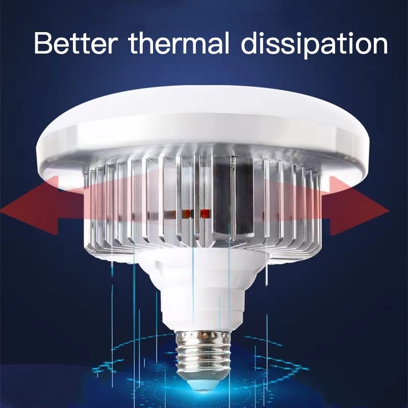 2Pack 85W Photography Light Bulb 3000-6000K Dimmable Tricolor LED Bulbs