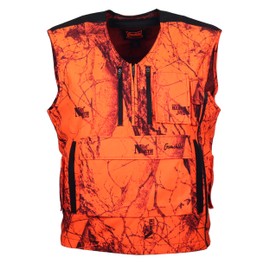 Gamehide Mountain Pass Extreme Big Game Blaze Deer Hunting Vest (Orange Camo, 3X-Large)
