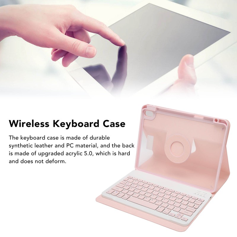 Tablet Keyboard Case Detachable Rotatable Keyboard Case Wireless Bluetooth Keyboard