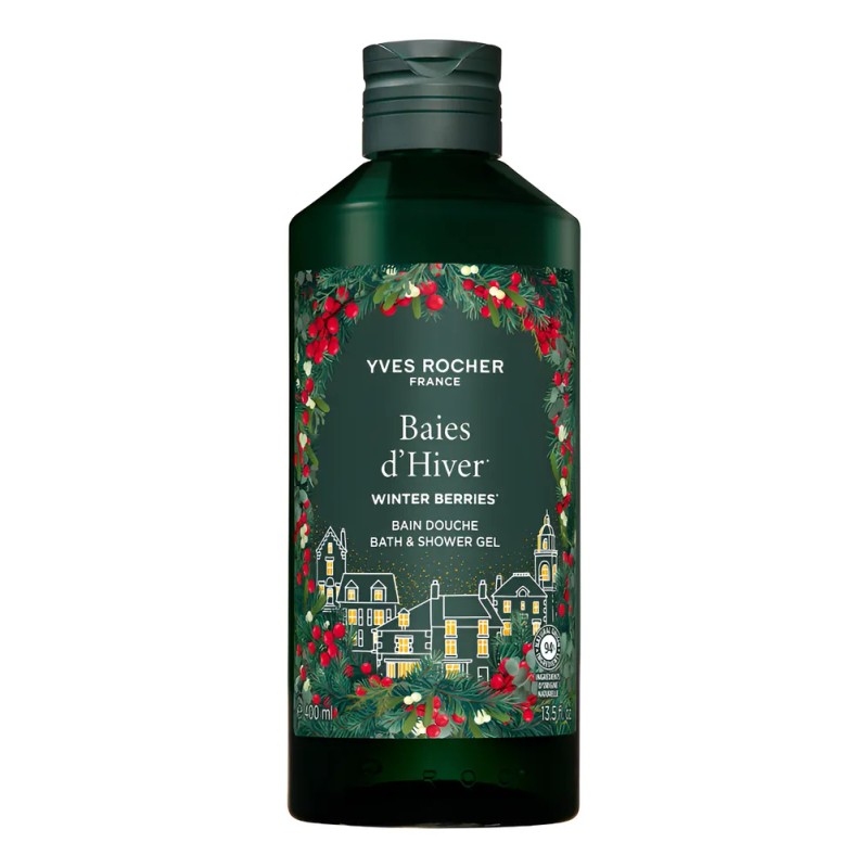 Maxi Gel De Ducha Corporal 400ml Yves Rocher. Navidad. Bayas