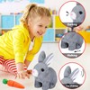 Sunshine smile Bouncing Rabbit, Talking Rabbit, Rabbit Cuddly Toy, Small,