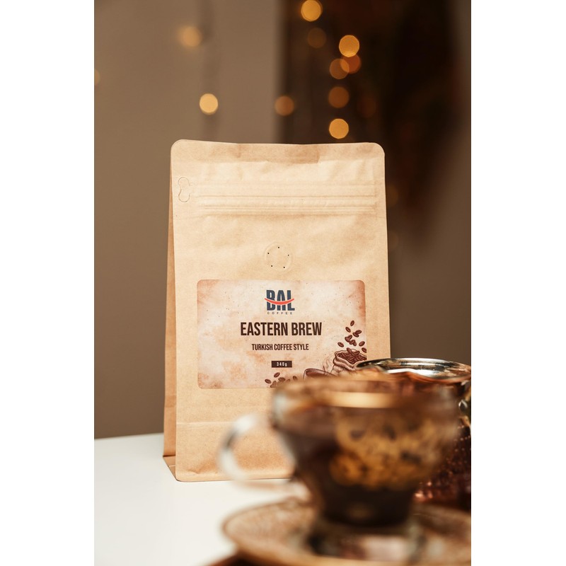 BAL Coffee Eastern Brew Turkish Style Coffee - Caffeine-Free, Vegan-Friendly